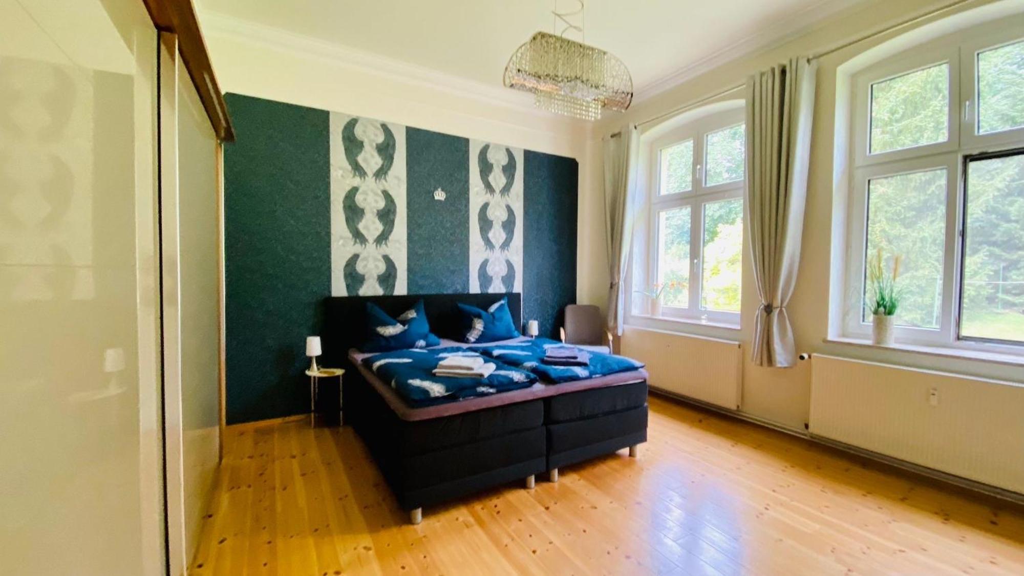 Ferienwohnung Villa Am Haussee Feldberger Seenlandschaft Exteriör bild