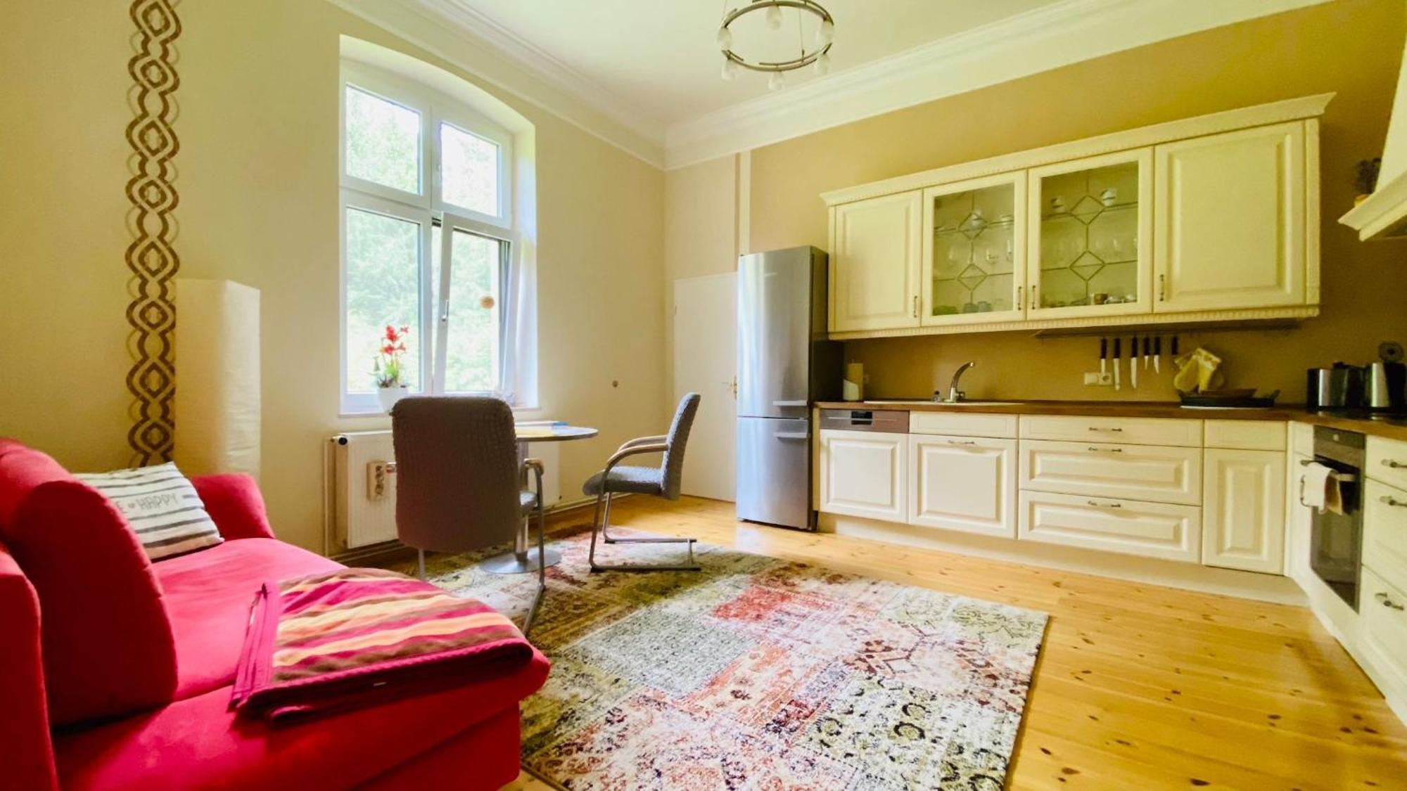 Ferienwohnung Villa Am Haussee Feldberger Seenlandschaft Exteriör bild